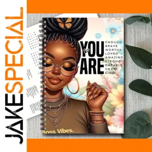 Empowering African American Woman Notebook
