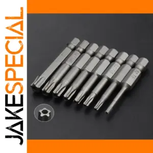 Premium 8-Piece Torx Screwdriver Bit Set