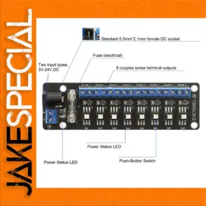 8/12 Channel Power Distribution Module 3V-24V