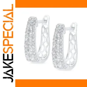 Vintage Silver Hoop Earrings for Women