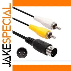 Sega AV Cable 6ft for Genesis, Mega Drive