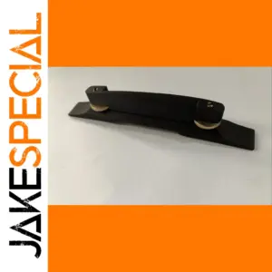 Gold and Rosewood Electric Guitar Bridge