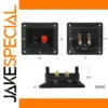 Speaker Junction Box 92x80x33.5 mm, ABS & Metal