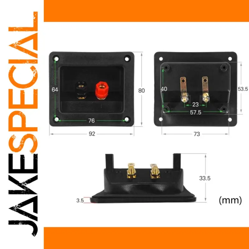 Enhance Your Audio Setup with the Speaker Junction Box 92x80x33.5 mm 1 629f21cede184ac291bf99a9 product image