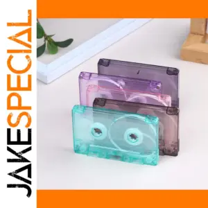 Colorful Plastic Tape Case for Standard Cassettes
