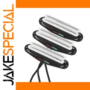 White Alnico 5 Mini Humbucker Pickup Set for SSS Guitars