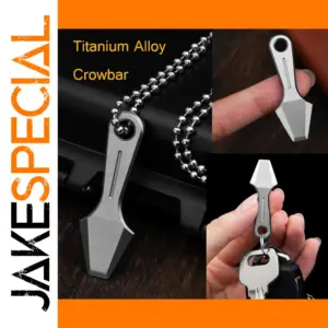 TC4 Titanium Alloy Pry Bar for EDC
