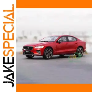 Red 1:18 Scale S60 Diecast Model