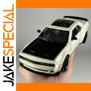 White Dodge Challenger Hellcat Red Eye Model