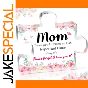 Mother’s Day Acrylic Gift Plaque with Floral Design