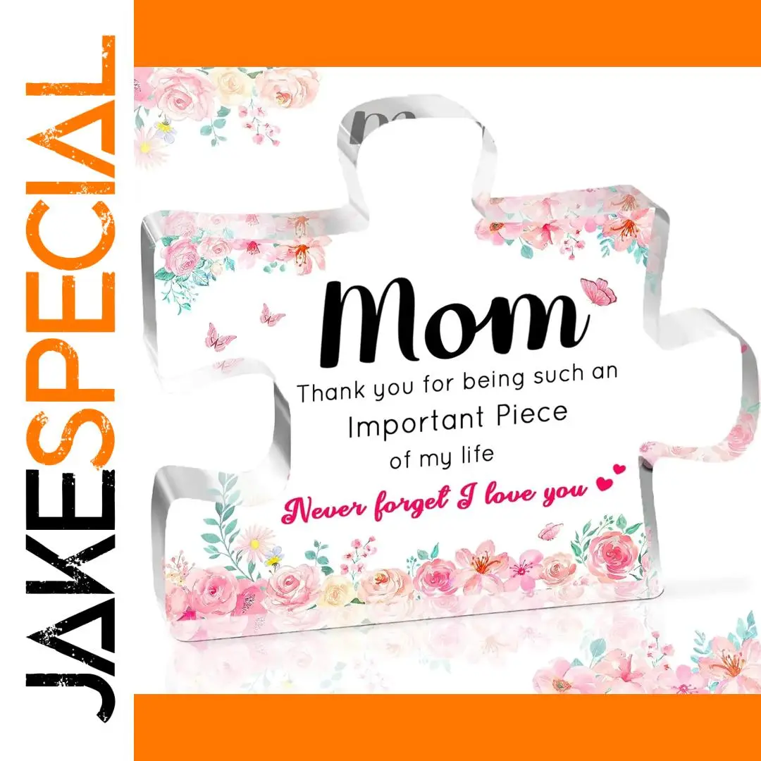 Mother’s Day Acrylic Gift Plaque with Floral Design 1 Mother’s Day Acrylic Gift Plaque with Floral Design