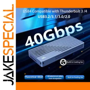 External SSD Enclosure USB4.0 Thunderbolt 3 40Gbps 4TB