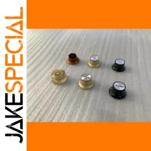 Electric Guitar Control Knob Set in Multiple Colors