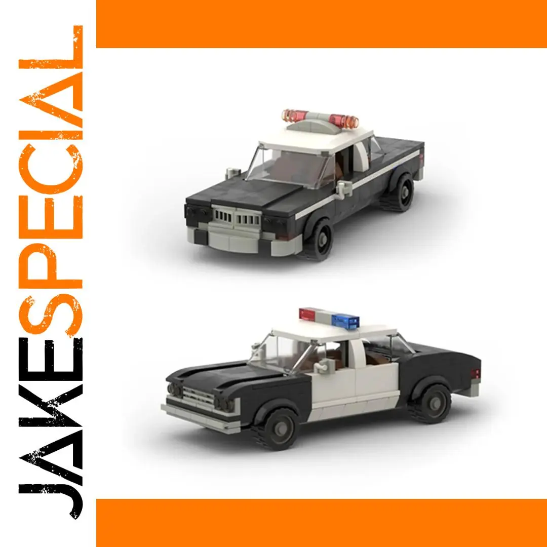 Vintage Police SWAT Transporter Building Set 1 Vintage Police SWAT Transporter Building Set