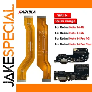 Orange Flex Cable for Redmi Note 14 Series
