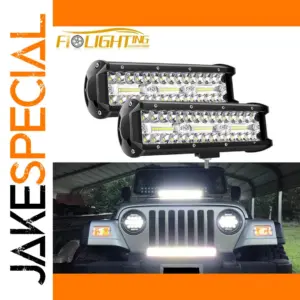 9-Inch Dual Beam LED Light Bar for Offroad