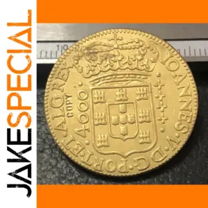 Brazil 1700 Reis Replica Coin with Regal Design