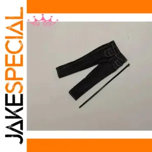 1/6 Scale Black Jeans for Action Figures