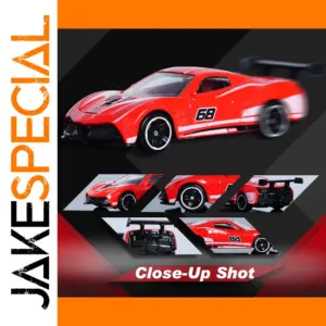 1:64 Red Alloy Racing Car