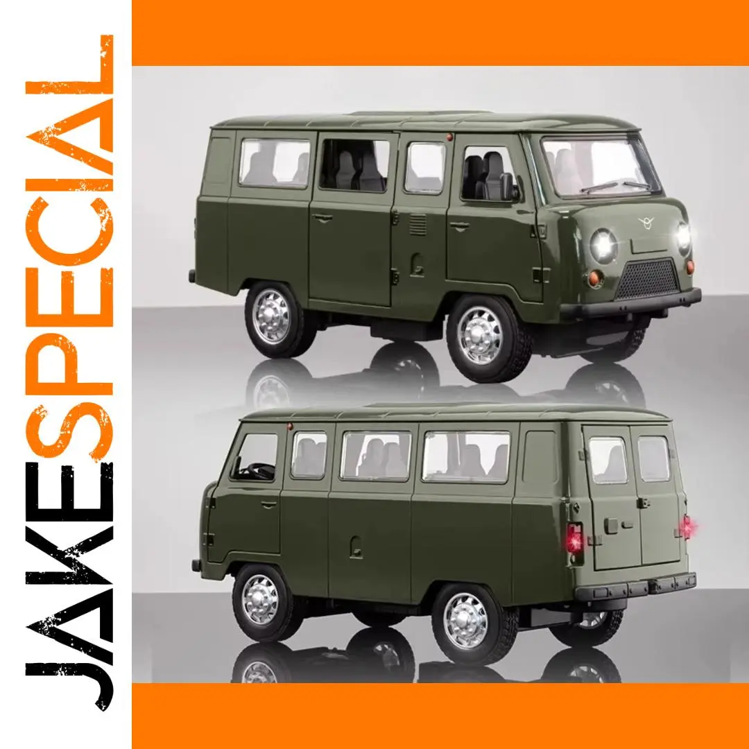 Vintage UAZ Travel Model in Green 1 Vintage UAZ Travel Model in Green