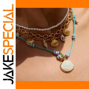 Ocean-Inspired Stainless Steel Necklace with Starfish