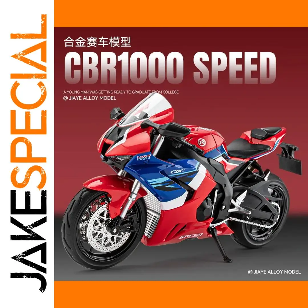 Honda CBR1000 SPEED 1:12 Diecast Motorcycle 1 Honda CBR1000 SPEED 1:12 Diecast Motorcycle