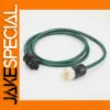 Premium Green Power Cable for Hi-Fi Systems