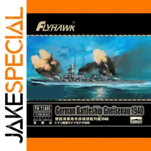 German Battleship Gneisenau 1:700 Model Kit