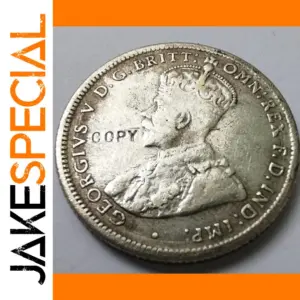 Vintage Australia 1 Shilling Replica Coin