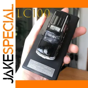 Black Diecast Land Cruiser LC100 Model 1:64 Scale