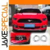 Ford Mustang GT 2015-2018 Chrome Fog Light Trim Bezel Set