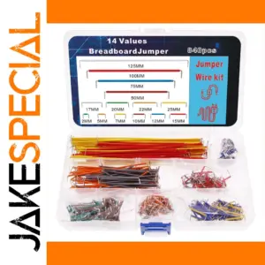 Vibrant Breadboard Jumper Wire Set (140/560/840 pcs)