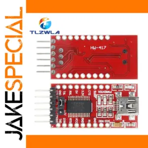 Red FT232RL USB to Serial Adapter Module