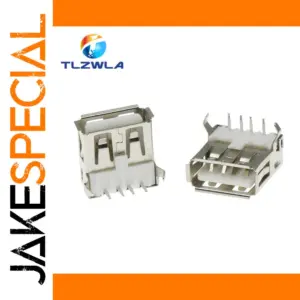 USB 2.0 Female Socket Connector Set, 10Pcs