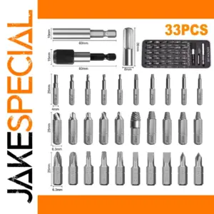 30-Piece High-Speed Steel Screw Extractor Set