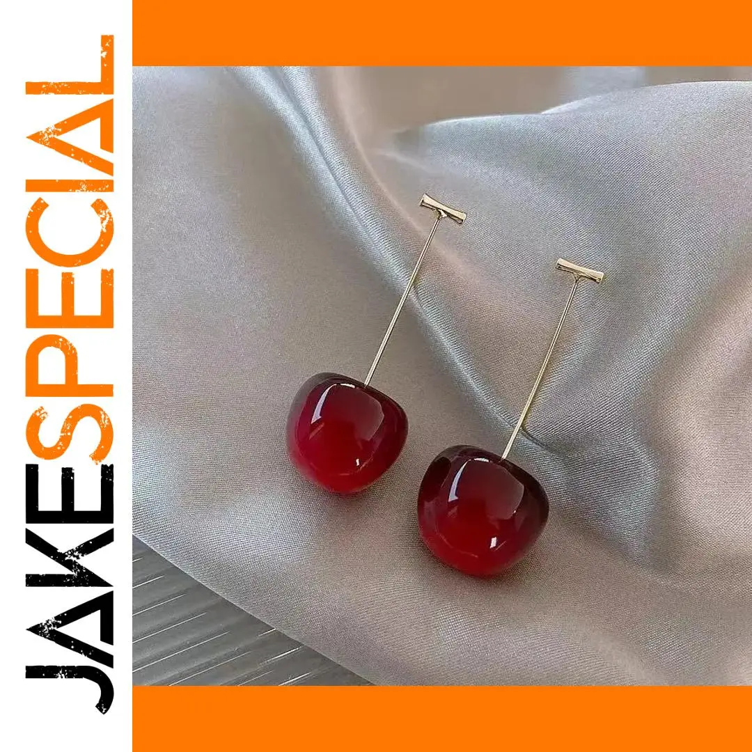 Cherry Drop Earrings for Women 1 Cherry Drop Earrings for Women