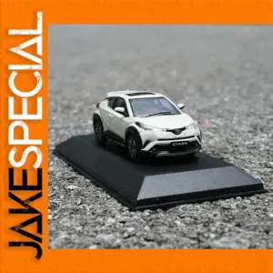 1:43 White Toyota C-HR SUV Diecast Model