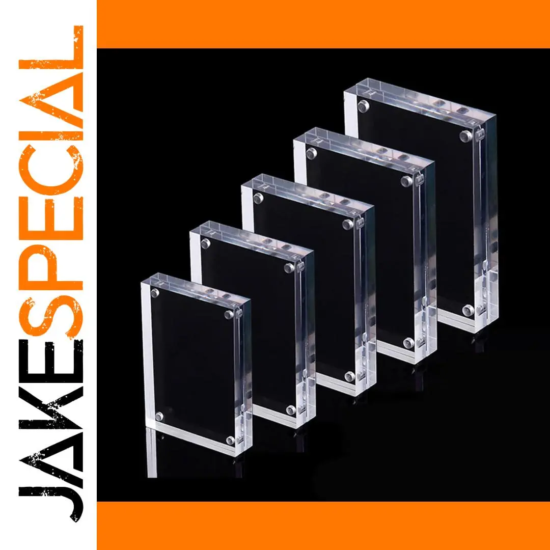 Modern Acrylic Magnetic Photo Frame 7 Sizes 1 Modern Acrylic Magnetic Photo Frame 7 Sizes