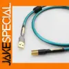 OCC USB A to B Audio/Video Cable 8mm Diameter