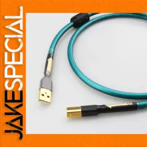 OCC USB A to B Audio/Video Cable 8mm Diameter