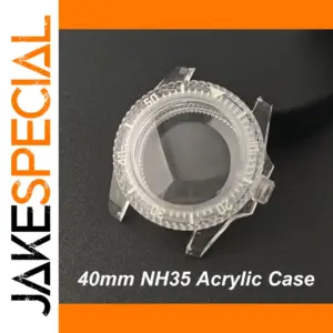 40mm Transparent Acrylic Watch Case for NH 35/36
