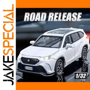 White 1:32 Scale Crown Kluger Model SUV