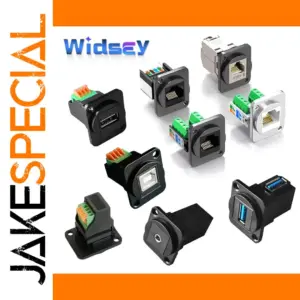 Premium Shielded RJ45 Panel Socket for Ethernet