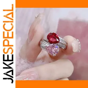 Pink Rhodochrosite Silver Ring for Women