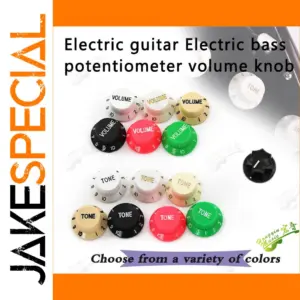 Colorful Guitar Potentiometer Knob Caps for Electric Bass