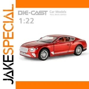 Red Bentley Continental GT 1:22 Diecast Model