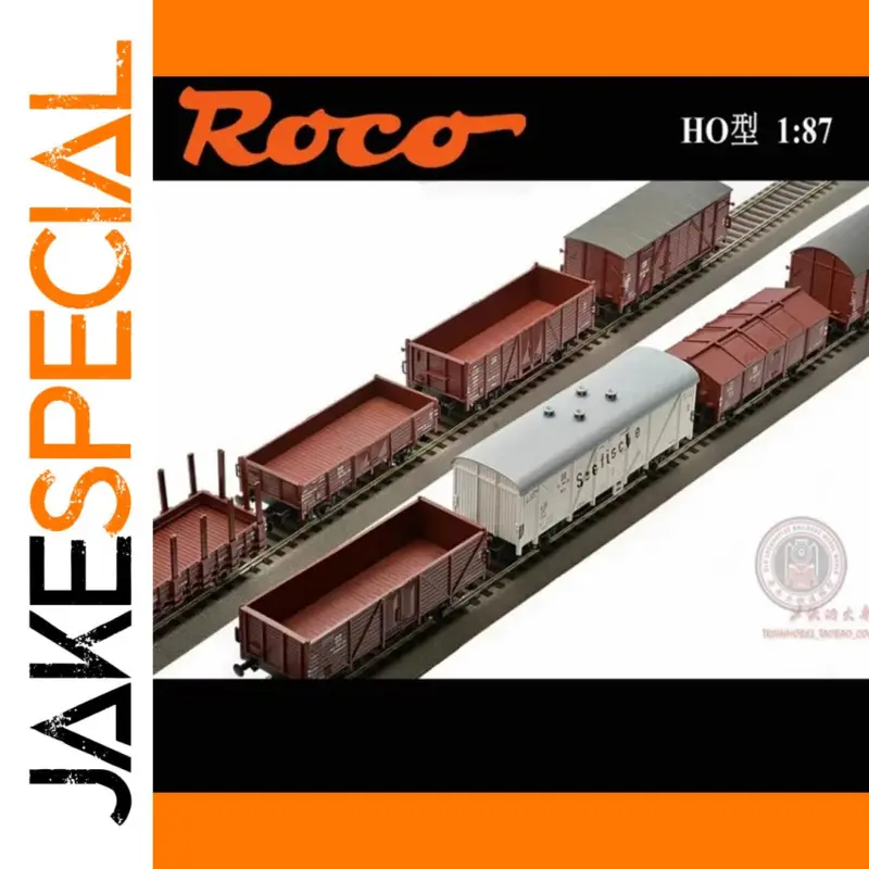 Discover the Charm of the HO 1:87 Scale Freight Car Model Set 1 662dcaf621a1415e90d0b6bf product image
