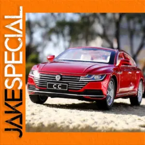 Red Volkswagen CC 1:32 Diecast Model
