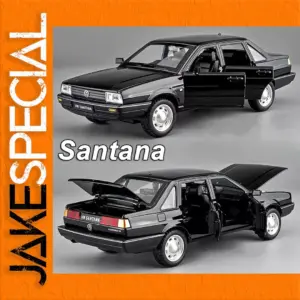 Volkswagen Santana Diecast Model 1:24 Scale Black