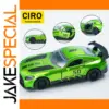 Vibrant Green Alloy Supercar Model 1:43 Scale